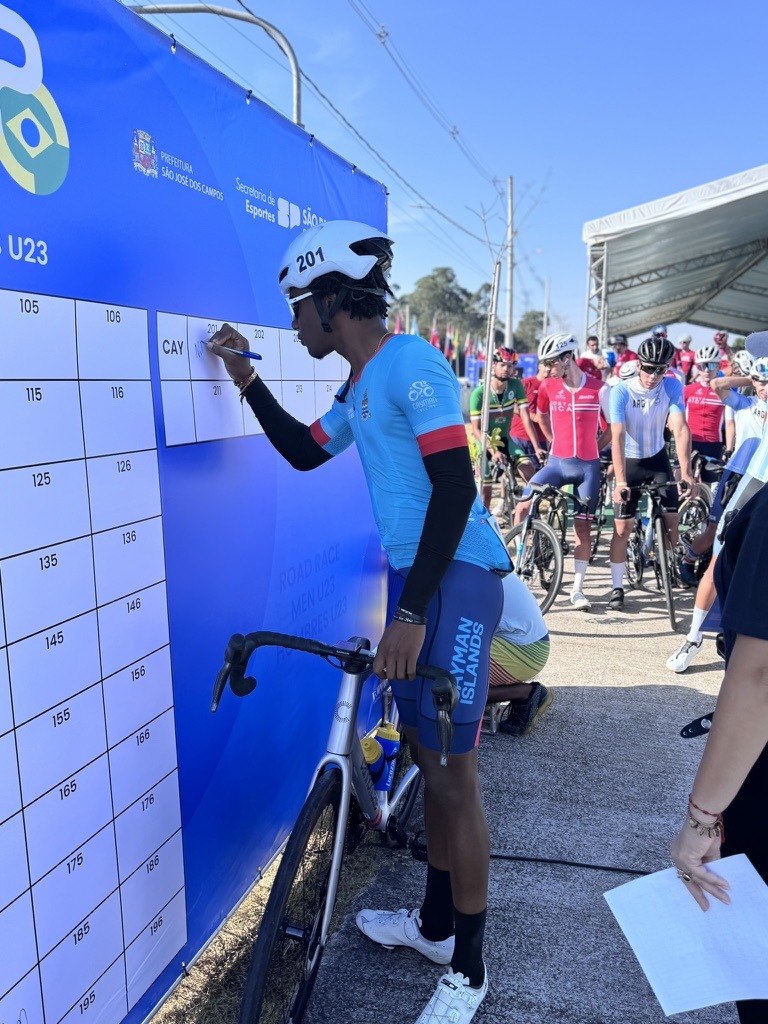 Nathaniel Forbes Represents Cayman at 2024 Pan American Cycling Championships