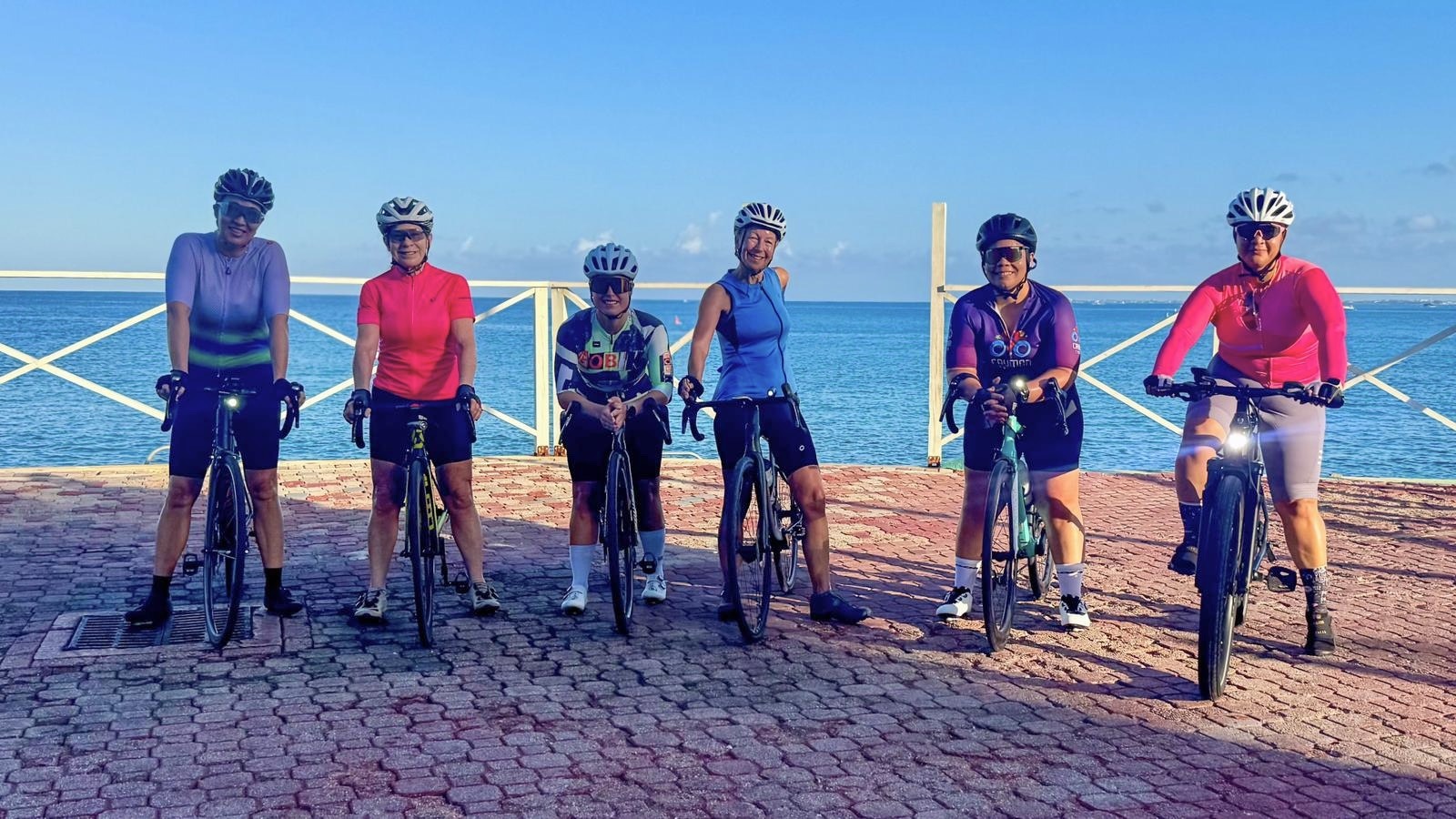 Female cyclists take an International Women’s Day ride